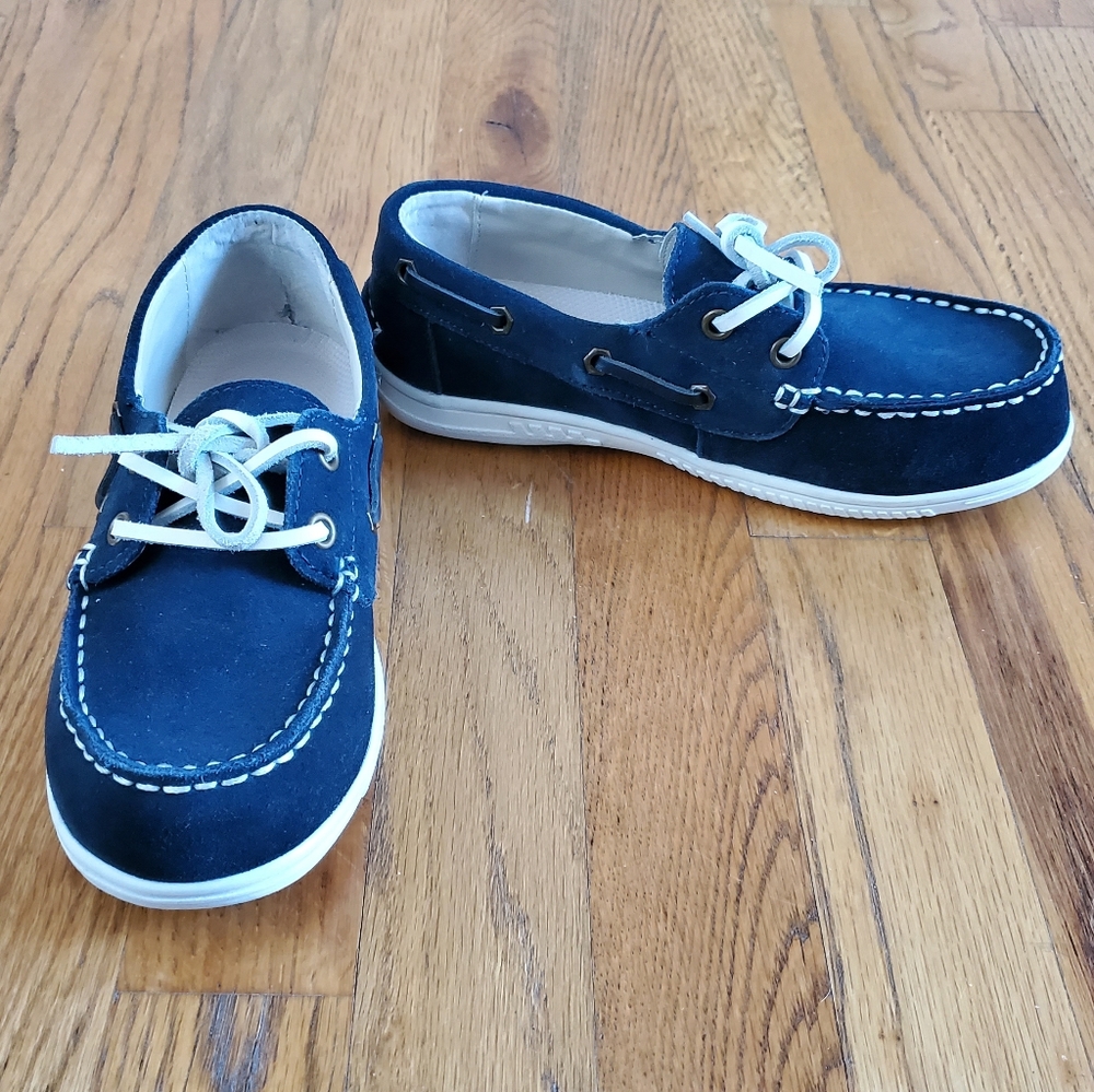 Brooks Brothers Womens Suede Boat Shoes